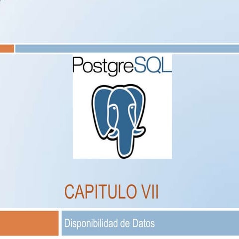 Disponibilidad de datos