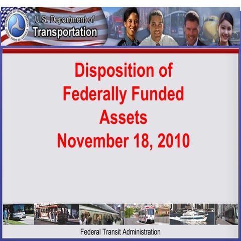 Disposition of Federally Funded Assets - Donovan Vincent, General Engineer, F...