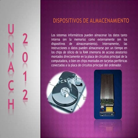 Dispositivos de almacenamiento