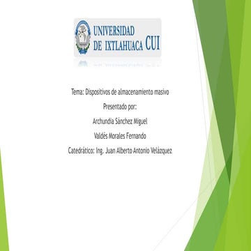 Dispositivos de almacenamiento masivo