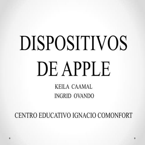 Presentacion Apple | PPTX