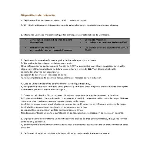 Dispositivos de potencia