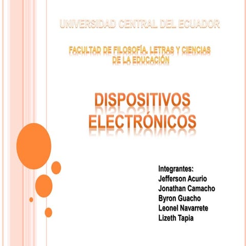 Dispositivos electronicos