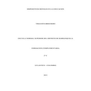 Dispositivos moviles en la educacio...