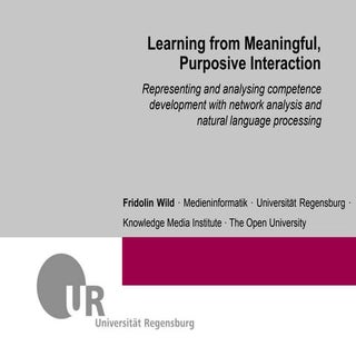 Learning from meaningful, purposive interaction