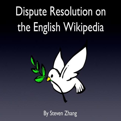 Dispute Resolution on the English Wikipedia