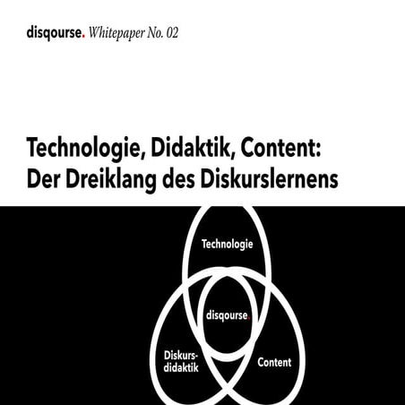 Technologie, Didaktik, Content: Der Dreiklang des Diskurslernens