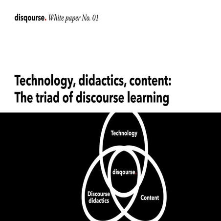 Technology, didactics, content:  The triad of discourse learning
