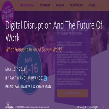 Disrupting Digital Business