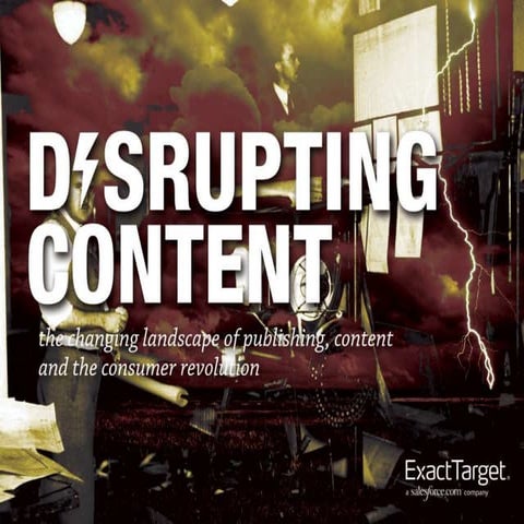 Disrupting Publishing & Content Marketing