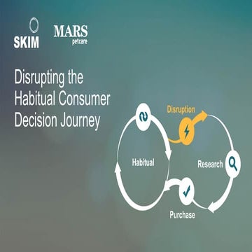 Co-presented with Mars Petcare on "Disrupting the habitual consumer decision ...