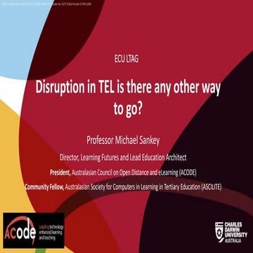 Disruption in TEL is there any other way to go?