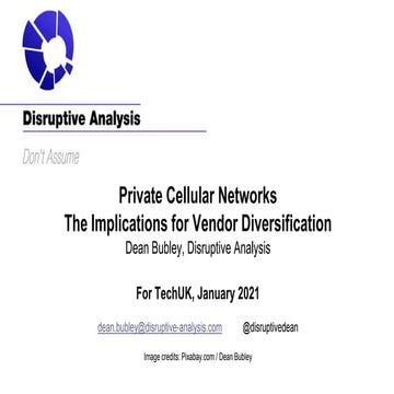 Private 5G Networks and Vendor Diversification