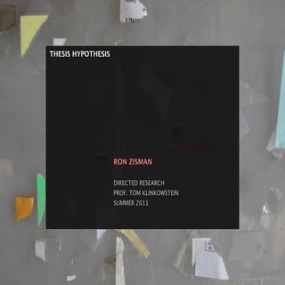 Disruptive strategies 