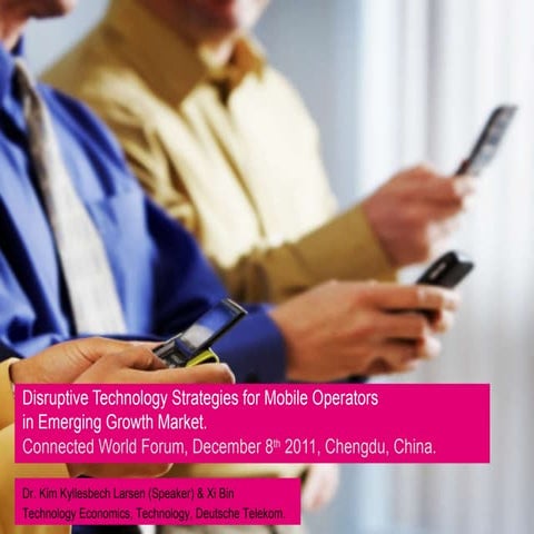 Disruptive technology strategies for mobile operators in growth markets.