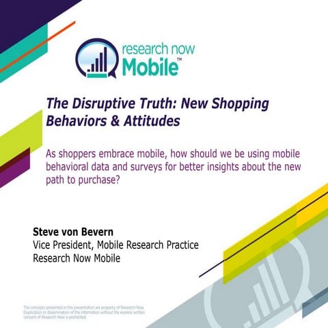 The Disruptive Truth: New Shopping Behaviors and Attitudes