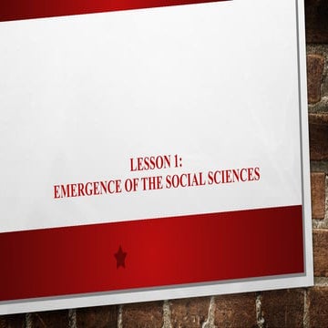 Diss lesson-5-dominant-approaches-and-ideas-in-social-sciences | PPTX