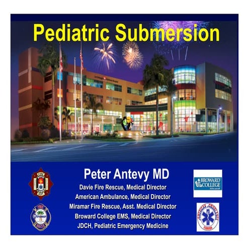 Dissecting the Medical Issues in Pediatric Drowning