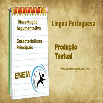 AULA 01 - TEXTO DISSERTATIVO-ARGUMENTATIVO - ESTRUTURA | PPTX