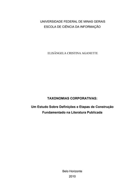 Dissertação elisângela aganette 2010