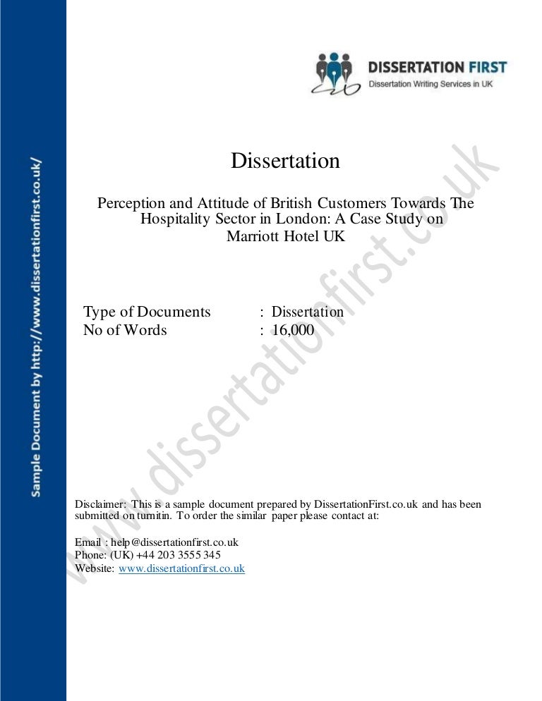 Conduct case study dissertation