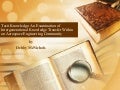 Dissertation knowledge transfer