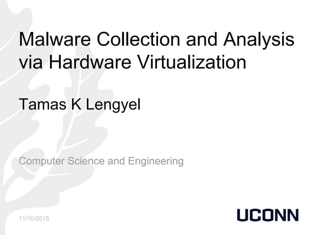 Malware Collection and Analysis via...