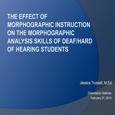 Dissertation defense trussell 2.28.2014