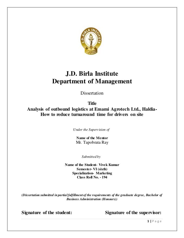 Phd thesis biodiesel