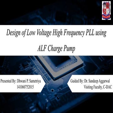 Dissertation on lv pll by dhwani sametrya