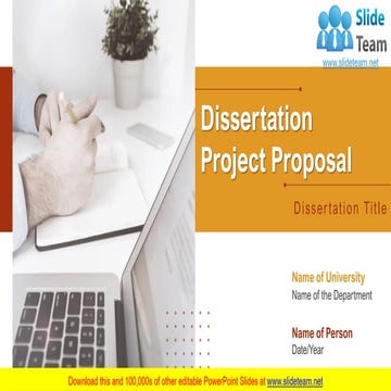 Dissertation Project Proposal PowerPoint Presentation Slides