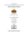 Dissertation report on consumer behaviour