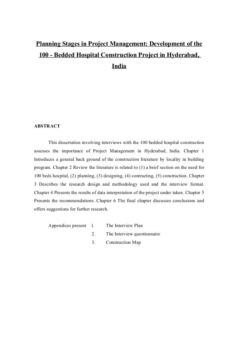 Dissertation submission
