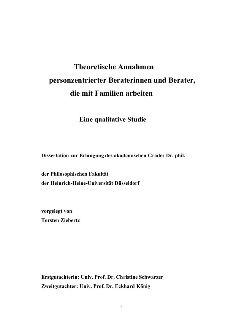 Dissertation verlegen