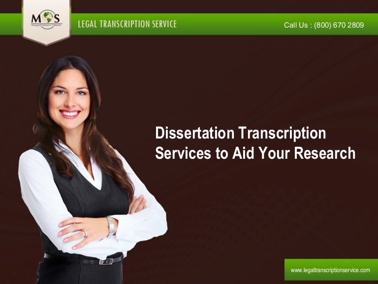 Thesis transcription services image