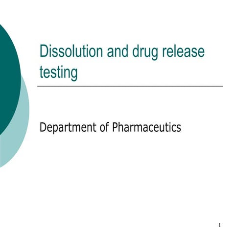Dissolution and drug release testing.ppt