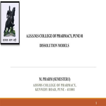 Pharmaceutical dissolution models 2023.pptx