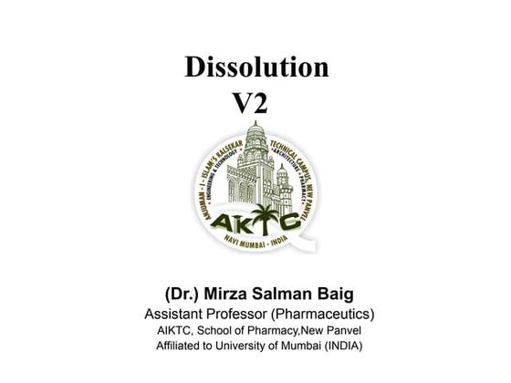 Dissolution v2