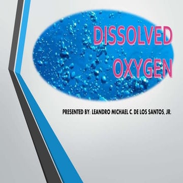 Dissolved oxygen
