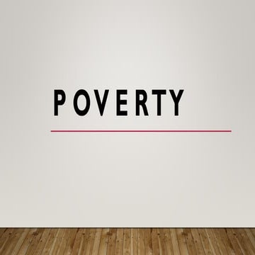 Diss poverty