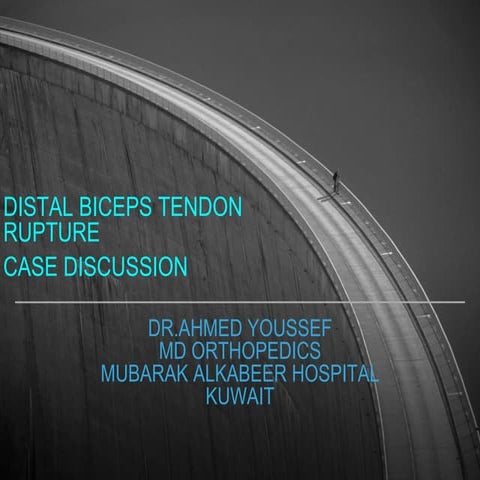 Distal Biceps Tendon Rupture