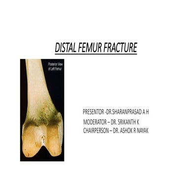 Distal femur fracture