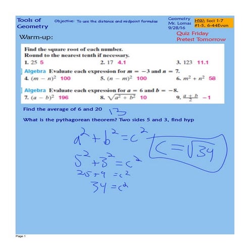 Distance and Midpoint Formulas.pdf