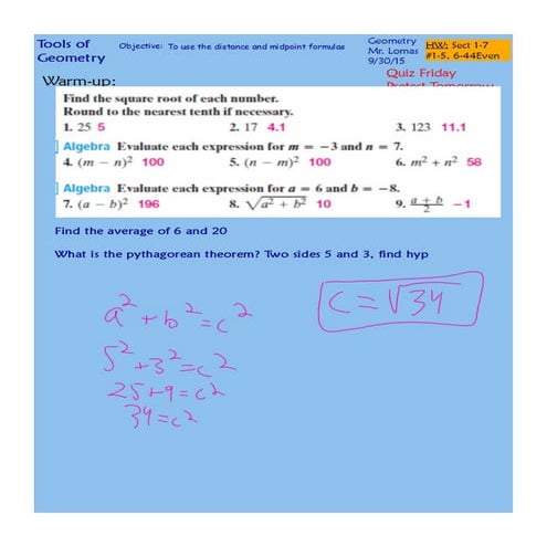 Distance and Midpoint Formulas.pdf