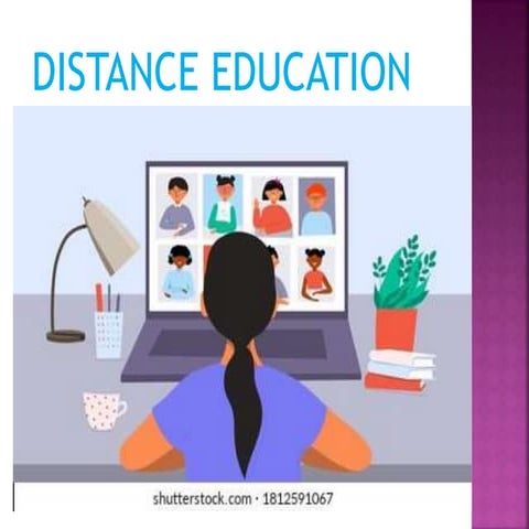 Distance educatin ppt