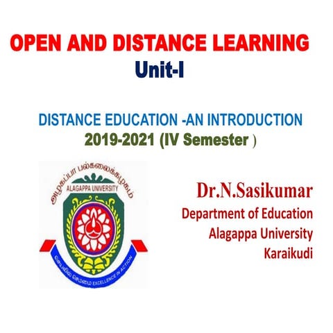 DISTANCE EDUCATION_Unit_I_2020.ppt