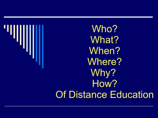 Distance Learning Amatyc Access 2008
