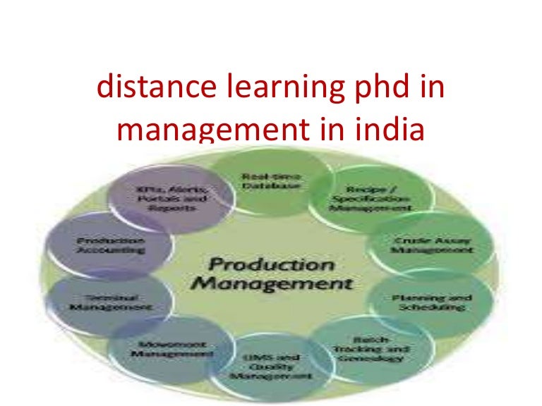 8010000200.... Distance learning phd in management in india