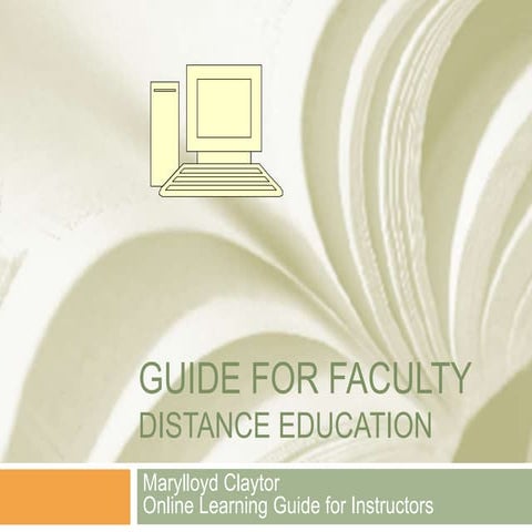 Distance learning power point update 2014