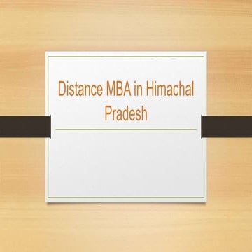 Distance MBA in Himachal Pradesh – MIT School of Distance Education